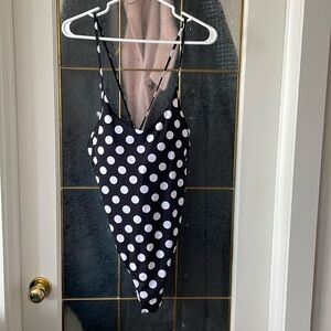 Women's polka dot bathing suit